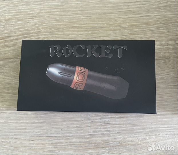 Тату машинка для бровей Rocket Black + картриджи