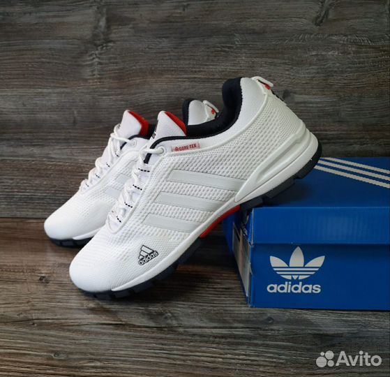 Кроссовки Adidas белые артикул 7120 вентиляция