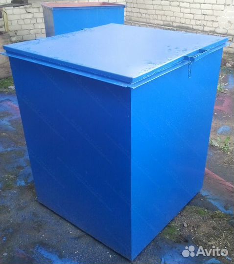 Контейнер для мусора металлический 0,75 м3 E7635