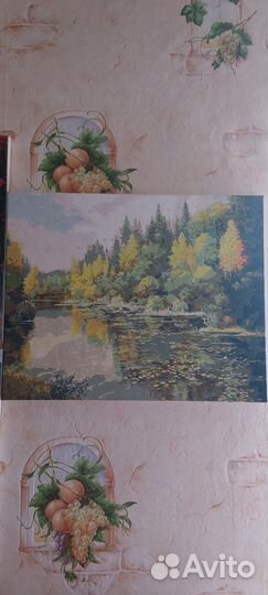 Картины по номерам раскрашенная