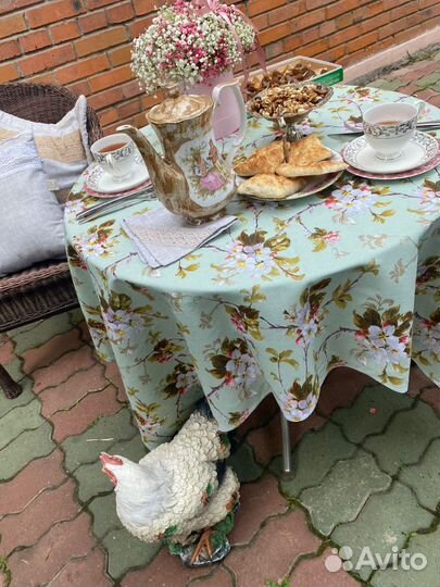 Скатерть лен новая