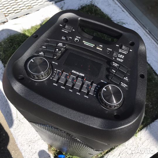 Портативная колонка bluetooth 50вт usb \ fm\ aux