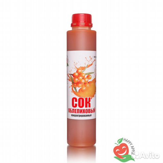 Сок концентрированный «Облепиховый», бутылка 1 кг