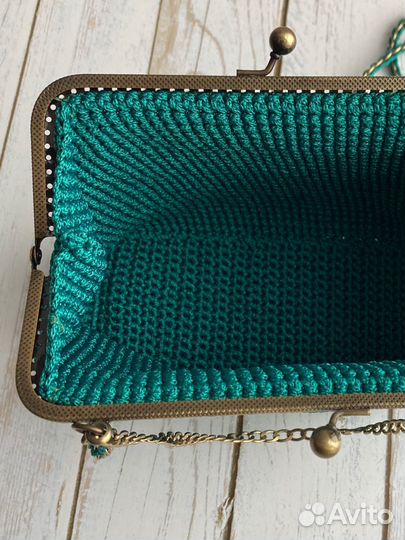 Сумка вязаная женская фермуар