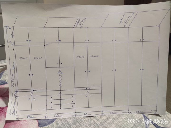 Стенки шкафы в гостинную бу