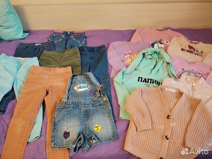 Вещи пакетом на девочку от 92 см