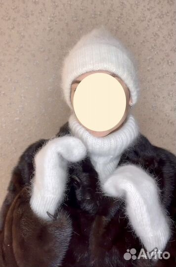 Шапка варежки снуд