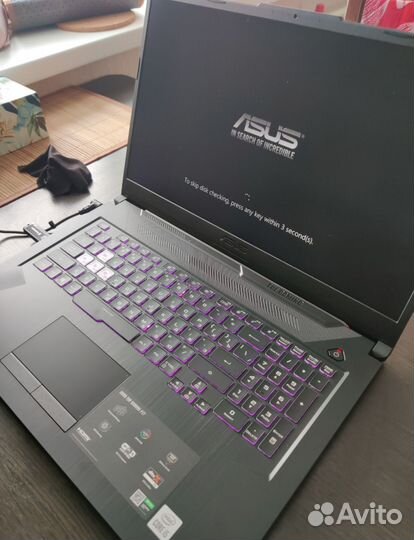 Игровой ноутбук asus TUF gaming f17
