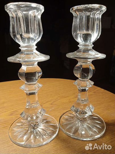 Подсвечники хрустальные