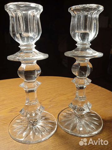 Подсвечники хрустальные