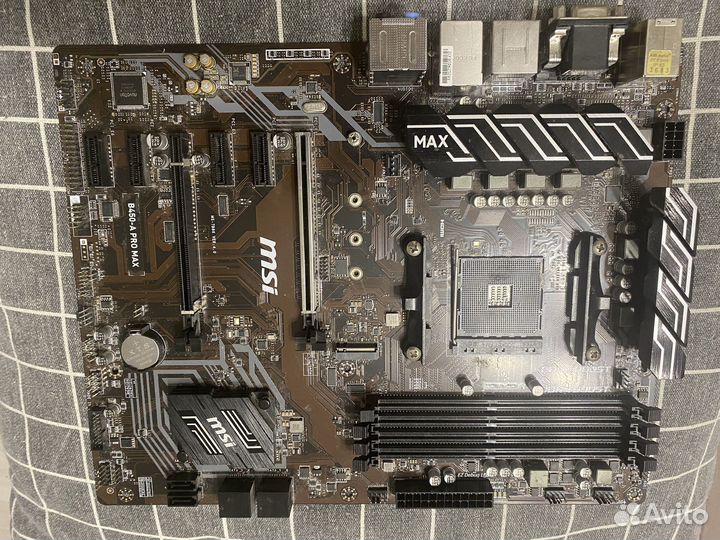 Msi b450 a pro max + ryzen 5 3500 + озу 16гб 3200