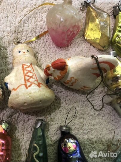 Елочные игрушки СССР одним лотом