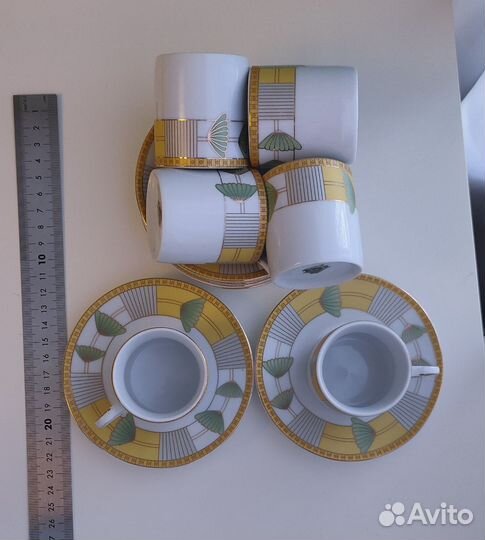 Кофейный сервиз (клеймо улитка с домиком)