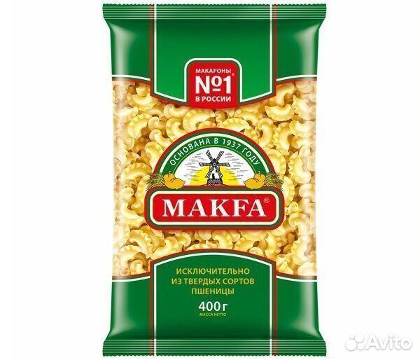 Макароны Makfa Петушиные гребешки 400 г