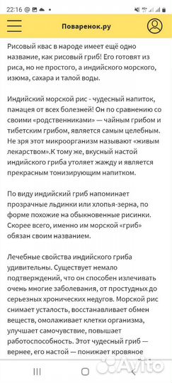 Молочный Тибетский гриб,Морской Индийский,Комбуча