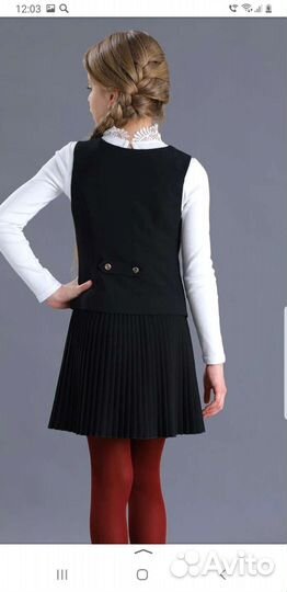 Жилет школьный для девочки