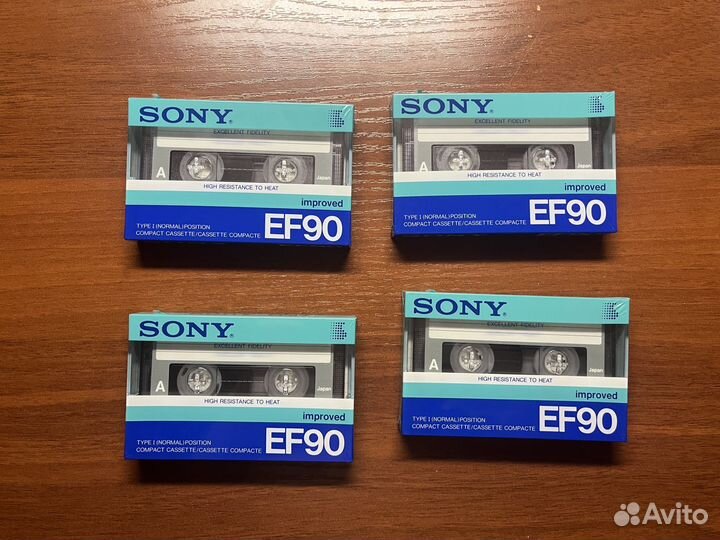 Аудиокассеты Sony EF90