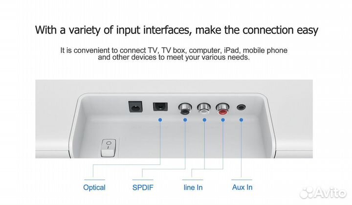 Саундбар Xiaomi Mi TV Speaker Soundbar, черный