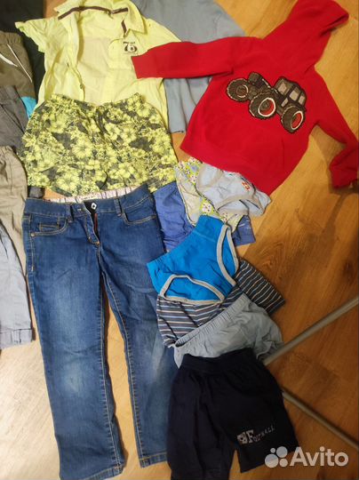 Вещи для мальчика пакетом 4-5 лет