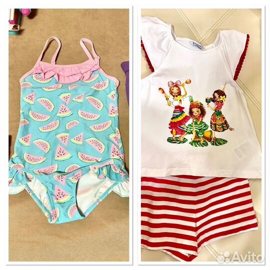 Купальник, новый, 98-104