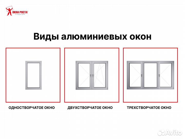 Алюминиевые окна в рассрочку