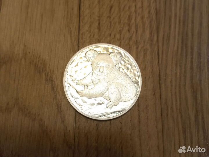 Серебряная монета 1 доллар Коала