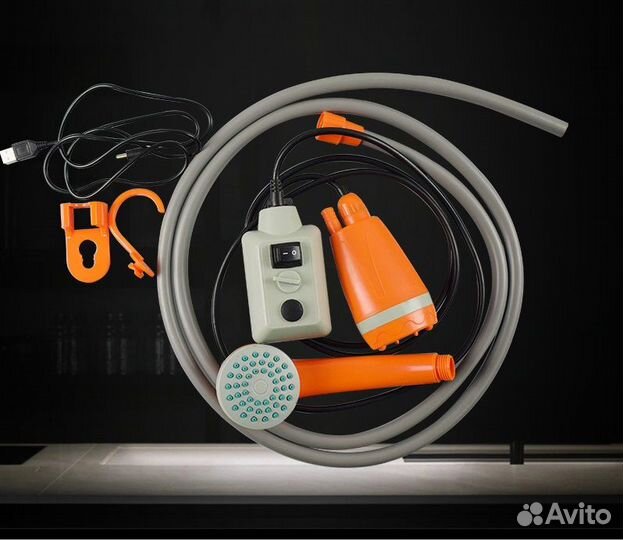 Туристический Душ походный аккумуляторный