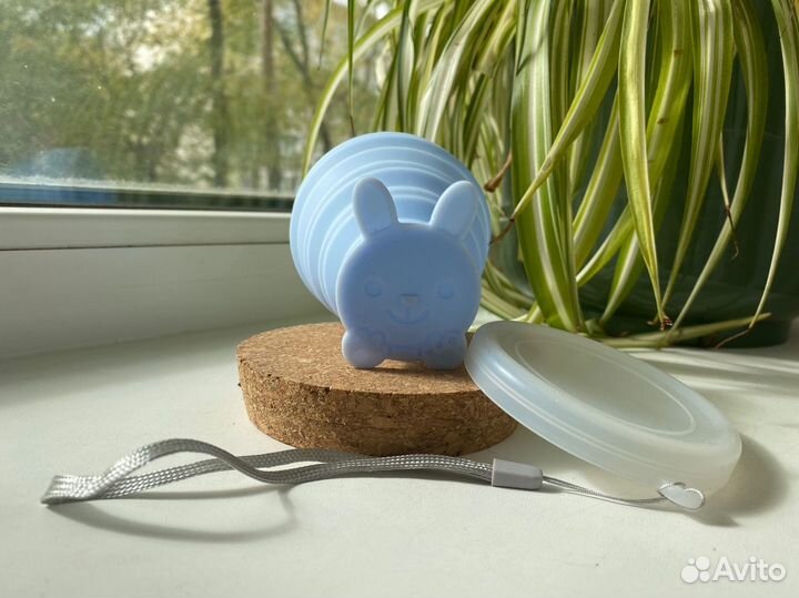 Складной силиконовый стакан