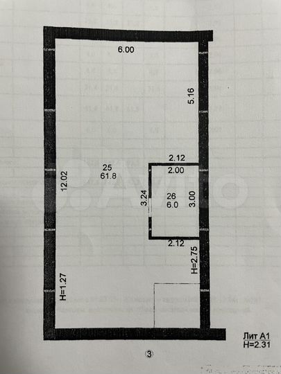 3-к. квартира, 140 м², 1/3 эт.