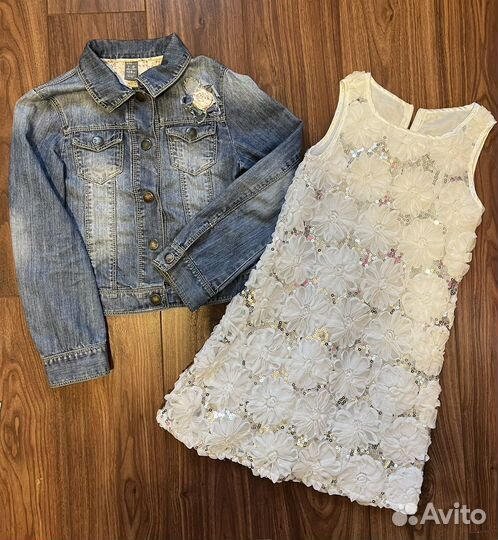 Пакет одежды на девочку 122-134