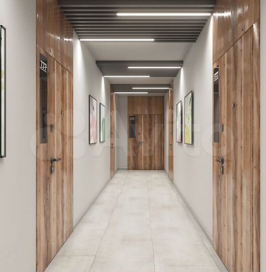 2-к. квартира, 55,4 м², 7/14 эт.