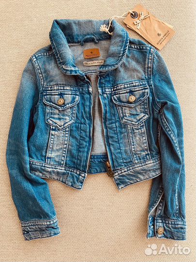 Джинсовая куртка детская новая 104 Scotch R'Belle