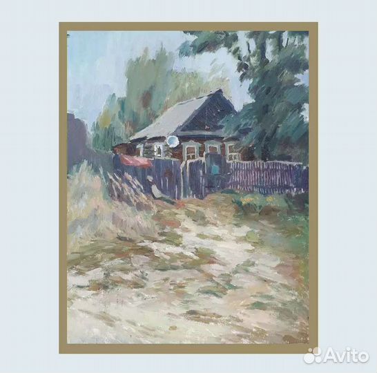 Картина маслом на холсте пейзаж