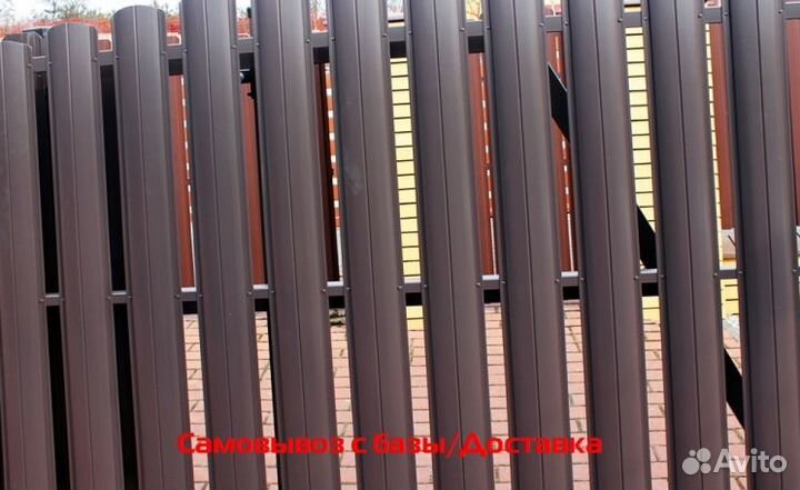 Штакетник металлический