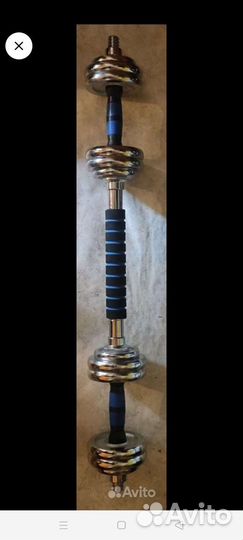 Набор новых разборных гантелей в кейсе 15 кг