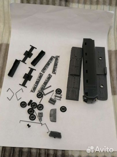 Локомотивы электровозы h0 1:87 3d печать fdm