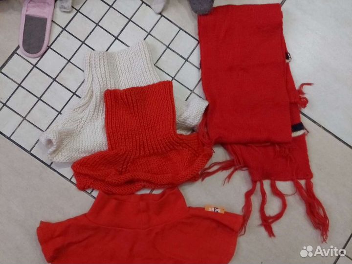 Шапки, манишки, рукавички 1, 2, 3 года