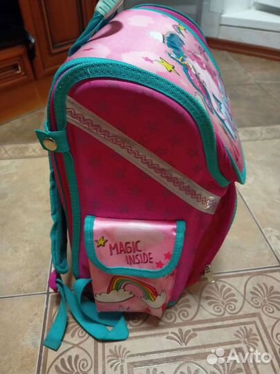 Рюкзак школьный для девочки и тетради