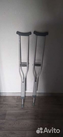 Костыли подмышечные алюминиевые