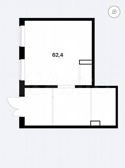 Свободного назначения, 61.8 м²