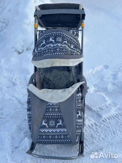 Коляска санки