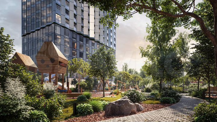 1-к. квартира, 42 м², 26/30 эт.