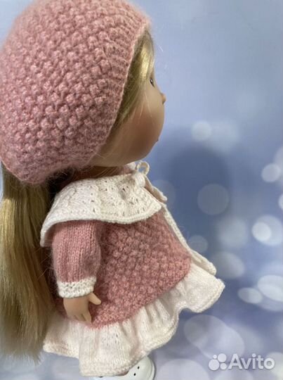 Вязаный наряд на куклу Мия Mia Nines d onil