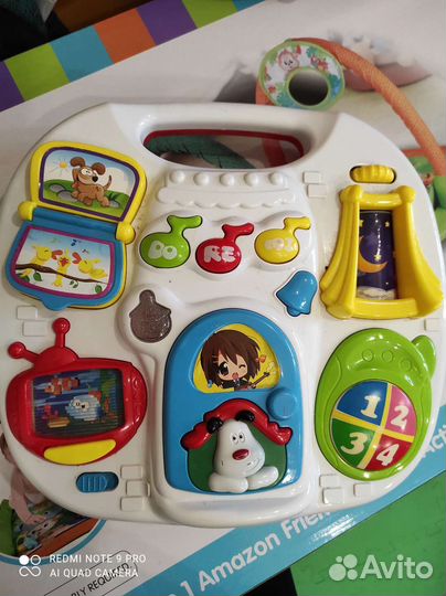 Развивающий коврик и музыкальная игрушка