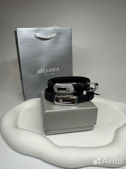 Messika браслет кожаный