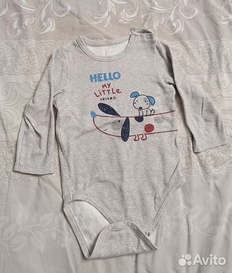 Бодики для мальчика 74-80