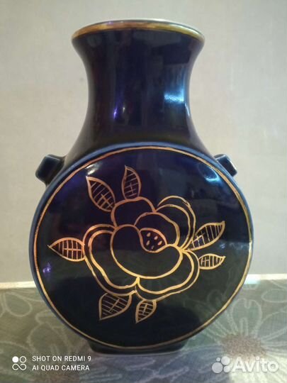 Ваза СССР Гжель Кобальт