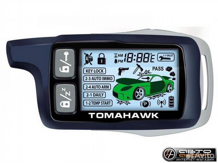 Брелок (ЖК) Tomahawk 9.7 (7.1 / 9.3 / 9.3-24)