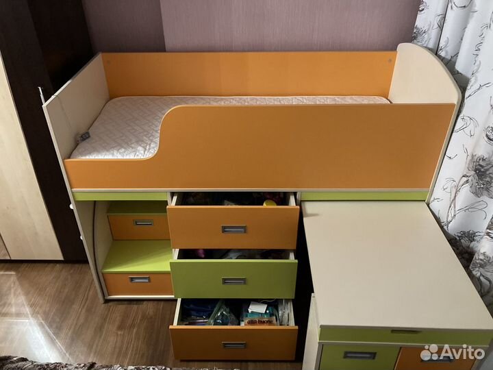 Кровать-чердак детская