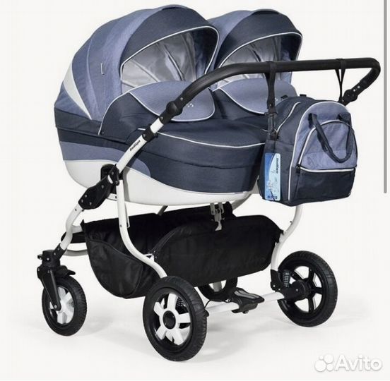 Продам коляску для двойни indigo duo 3 в 1